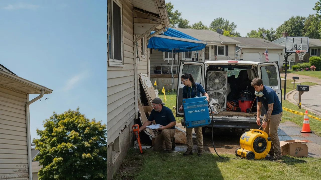 Ceiling Leak Cleanup in Bellaire, OH near me