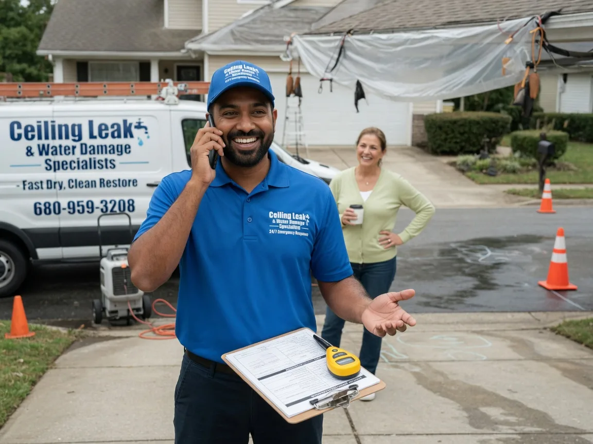 Ceiling Leak Cleanup Bellaire, OH FAQs